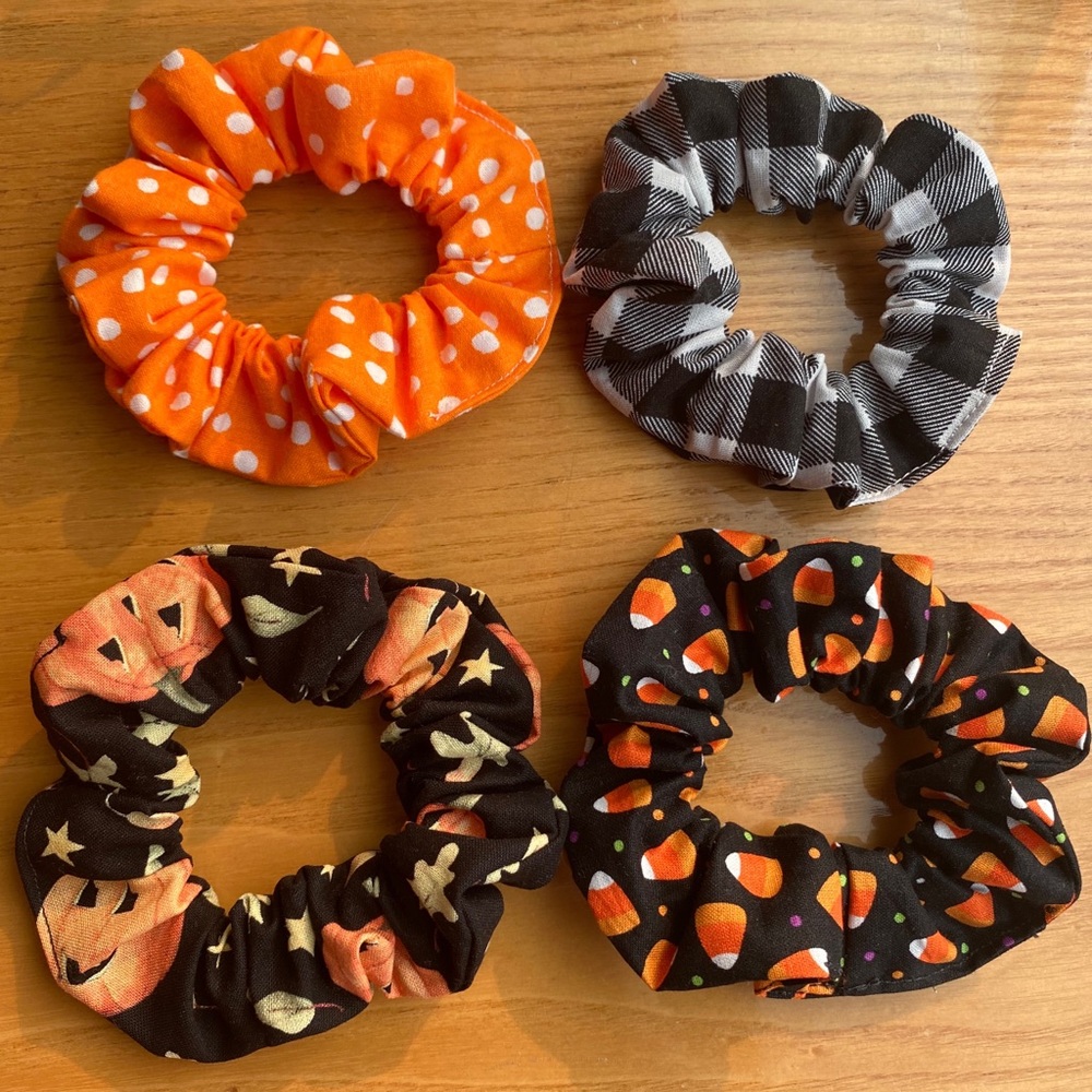 4 Halloween Scrunchies - Picture 2 of 2